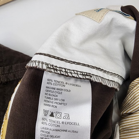 Tommy Bahama Shorts Mens Size 40 Brown‎ Flat Front Golf Casual Preppy Super Soft - Picture 8 of 10